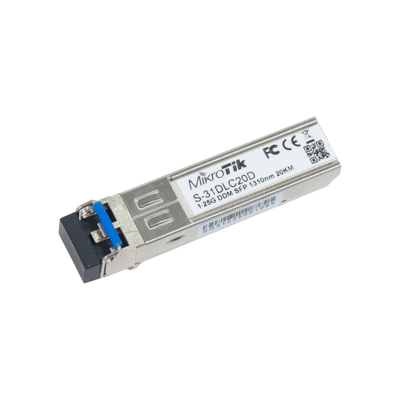 MikroTik S-31DLC20D SFP module 1.25G SM 20km 1310nm