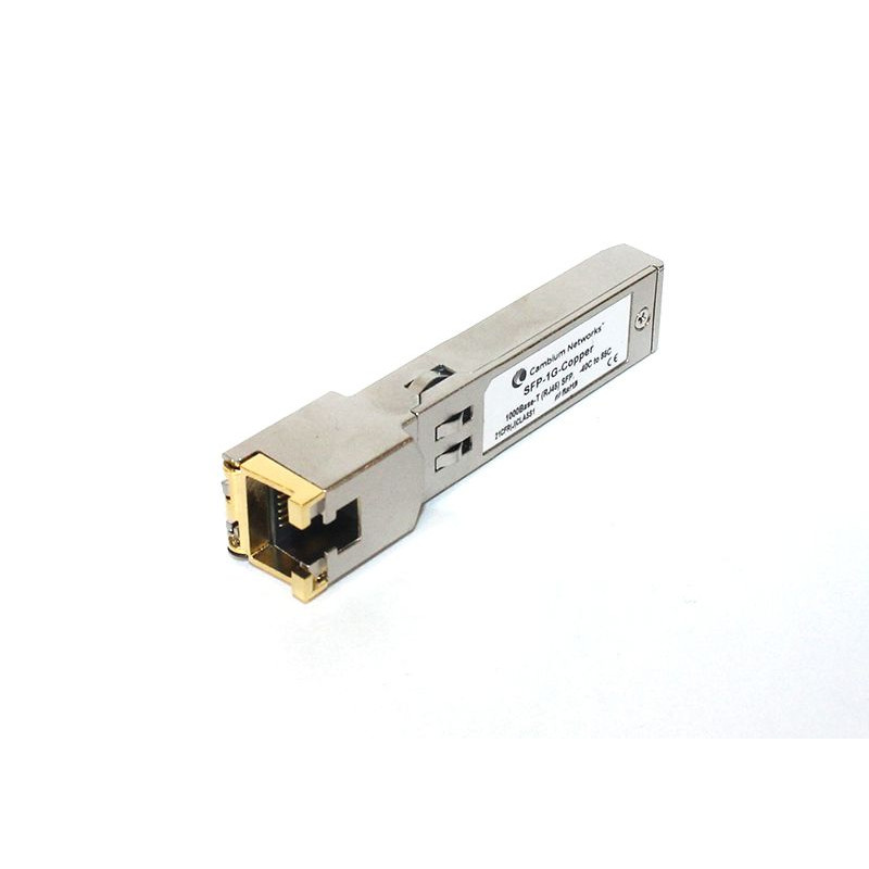 Cambium Networks SFP-1G-Copper 1000Base-T (RJ45) SFP Transceiver. -40C to 85C