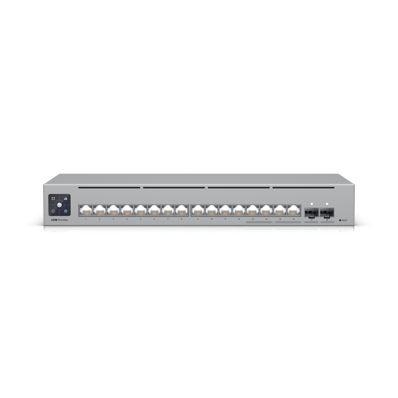 Ubiquiti USW-Pro-Max-16-AU UniFi 16-port, Layer 3 Etherlighting™ switch 2.5 GbE SFP+
