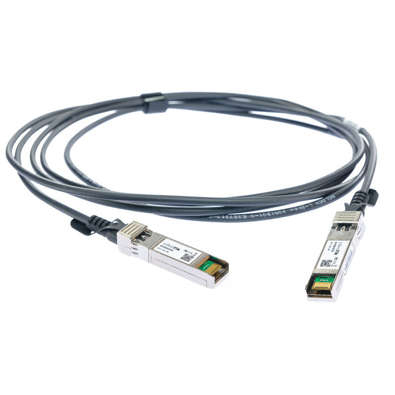 Mikrotik XS+DA0003 SFP 1G, SFP+ 10G, 25G SFP28 direct attach cable, 3m