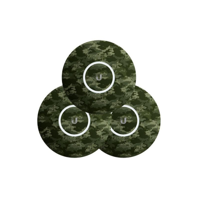Ubiquiti nHD-cover-Camo-3 Camo Design Upgradable Casing for nanoHD, U6-Lite and U6+, 3-Pack