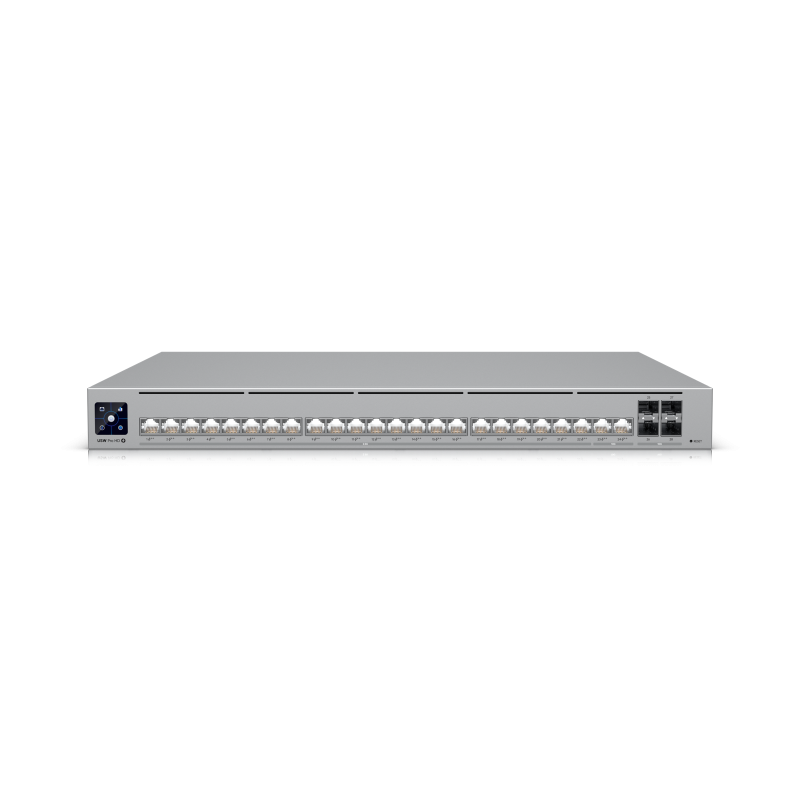 Ubiquiti USW-Pro-HD-24 UniFi Pro HD 24 Professional-grade, Layer 3 Etherlighting™ Switch 2x 10 GbE, 22x 2.5 GbE, 4x 10G SFP+