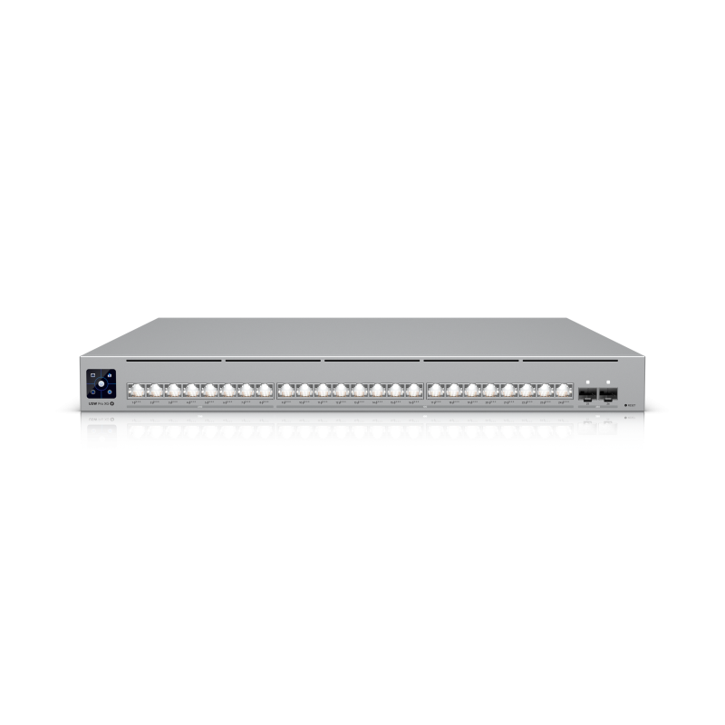 Ubiquiti USW-Pro-XG-24 UniFi Professional-grade, 24-port Layer 3 Etherlighting™ switch with (16) 10 GbE, (8) 2.5 GbE, (2) 25G SF