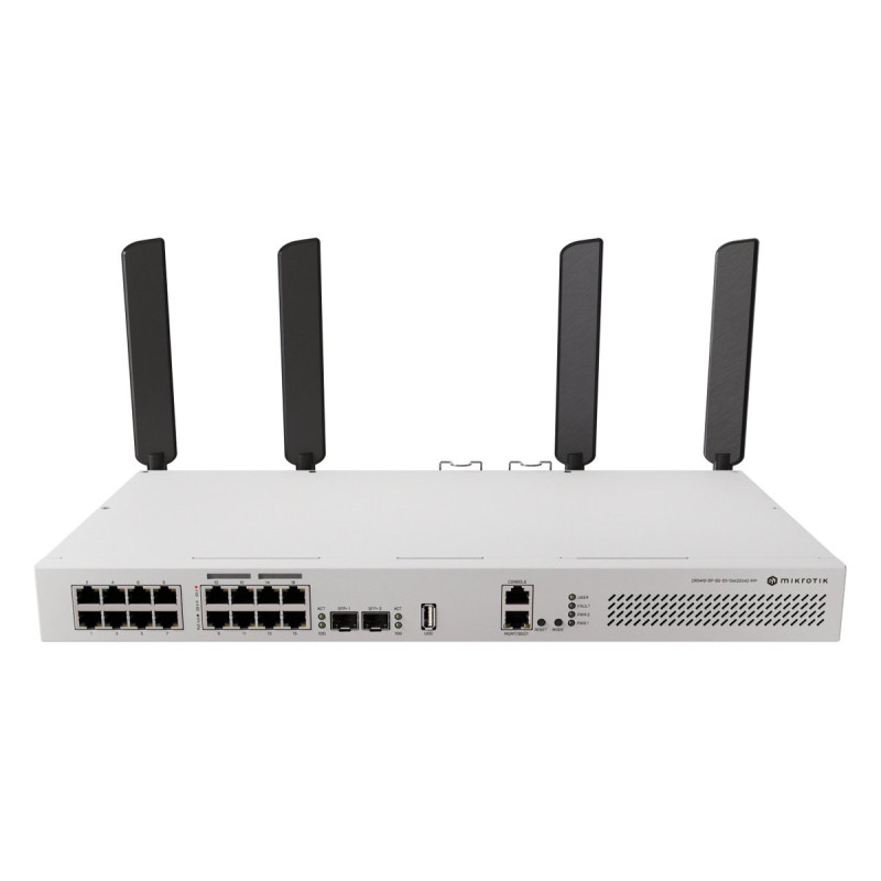 MikroTik CRS418-8P-8G-2S+5axQ2axQ-RM 8x 1G POE, 8x 1G, 2x 10SFP With 4x4 Wifi