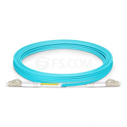 MicroBeam FL.OM3LCLC3M 3m LC-LC OM3 Multimode Fiber Optic Cable: Aqua