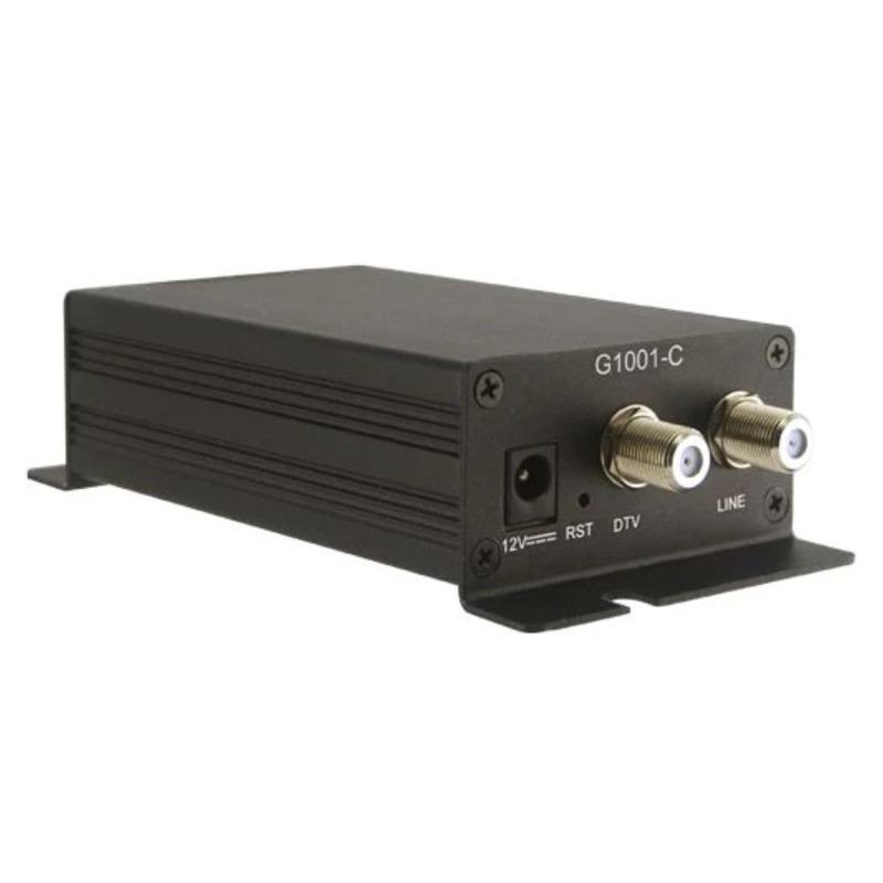 Positron G1001-C-AU G.hn COAX to Gigabit Ethernet Bridge with 1 GE Port, and 1 Coax Output (F-Type Connector) for Set-top Box (S