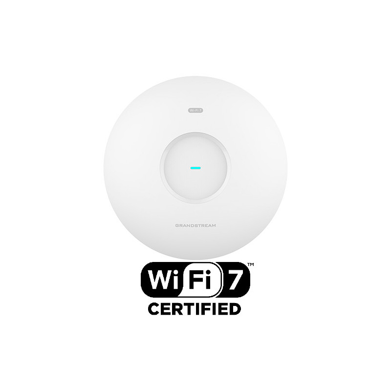 Grandstream GWN7674 2x4x4 Tri-Band 2.4/5/6ghz 802.11be 1 x 10 GigE, 1 x 2.5G GigE, BLE No POE Injector