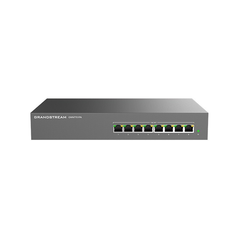 Grandstream GWN7701PA Unmanaged Network Switch, 8 x GigE (8 x PoE)