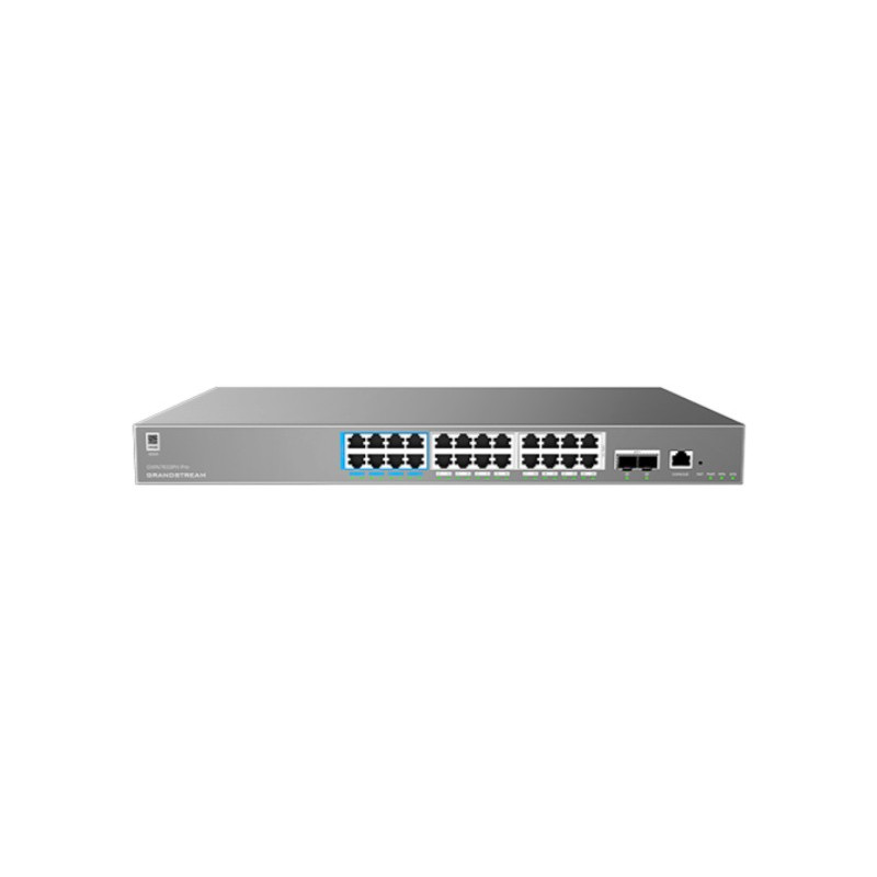 Grandstream GWN7803PH Pro Enterprise Layer 2+ Managed PoE Network Switch, 24 x GigE, 2 x SFP+, 400 Watt PoE++