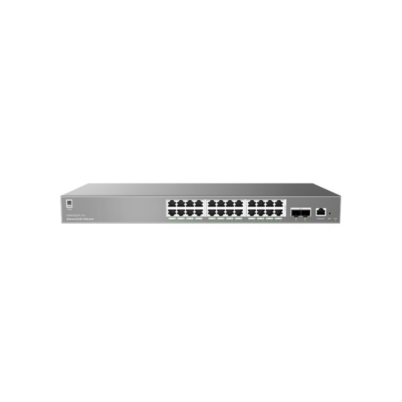 Grandstream GWN7803PL Pro Enterprise Layer 2+ Managed PoE Network Switch, 24 x GigE, 2 x SFP+, 250 Watt PoE+
