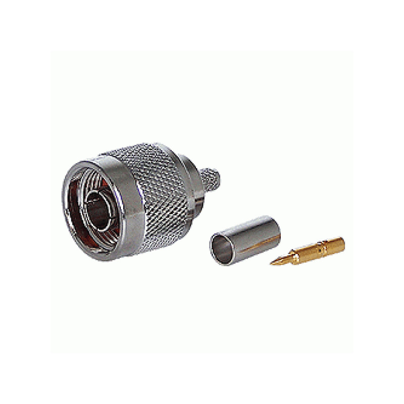 MicroBeam MB11NMC2 N Male Crimp Connector for Cable Types RG58 LMR200