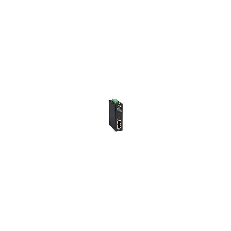 Microsemi PD-9501GCI/DC 1-port AT Industrial 60W PoE Midspan, Dual DC input