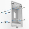 Cambium Networks PL-WALLMNTB-WW Mounting Adapter for XV2-22H0A00-RW or e425 H. Use to mount the AP to a flush surface.