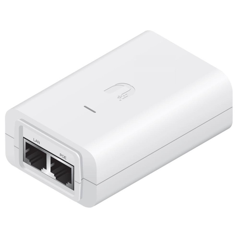Ubiquiti POE-24-7W-G-WH-AU PoE Injector, 24VDC, 7W, Gigabit