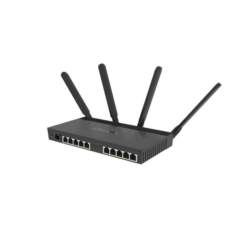 Mikrotik RB4011iGS+5HacQ2HnD-IN 4x 1,4 GHz, 10x Gigabit LAN SFP+ L5 WiFi Desktop Case