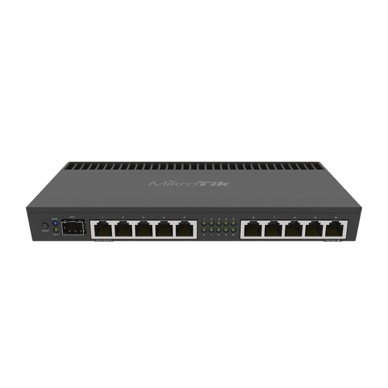 Mikrotik RB4011iGS+RM 4x 1,4 GHz, 10x Gigabit LAN SFP+ L5 1U rackmount case